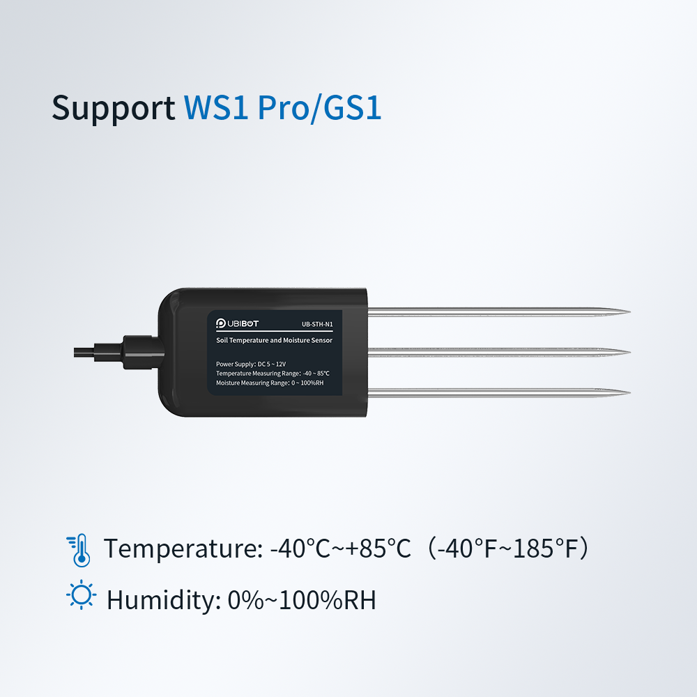 Soil Temperature and Moisture Sensor