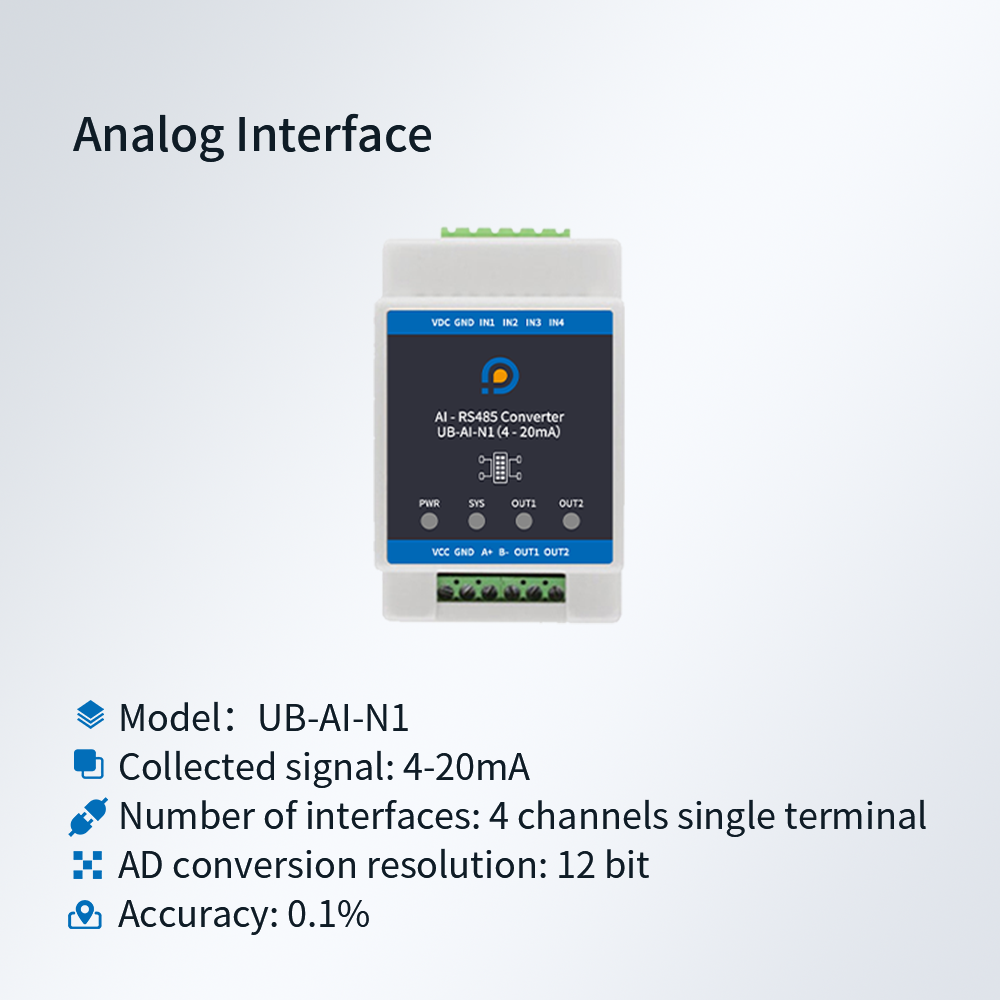AI-RS485 converter UB-AI-N1