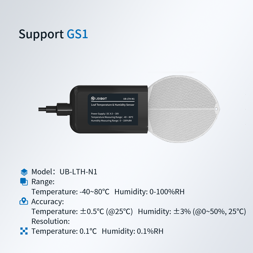 Leaf Temperature & Humidity Sensor UB-LTH-N1