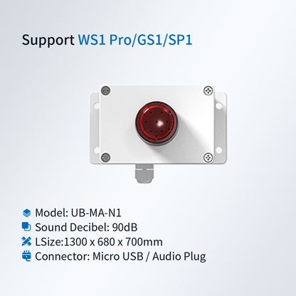 RS485 Light and Siren Alarm UB-MA-N1-USB/UB-MA-N1-Audio