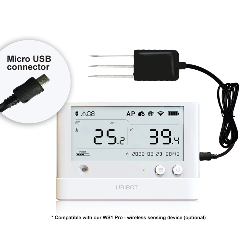 Soil Temperature and Moisture Sensor