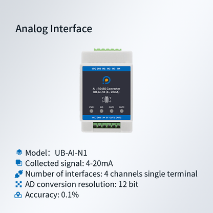 AI-RS485 converter UB-AI-N1