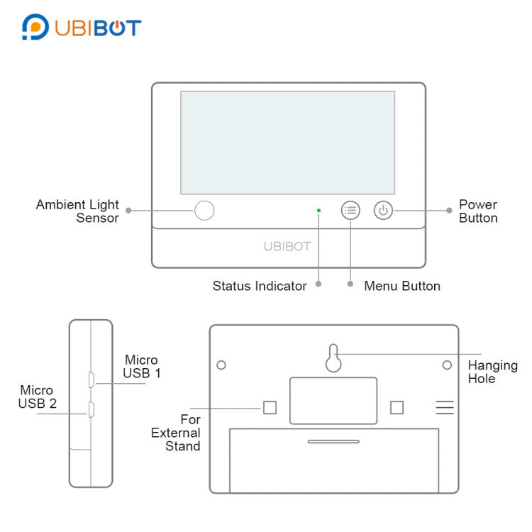 UbiBot WS1 Pro - 2.4GHz WiFi and SIM version