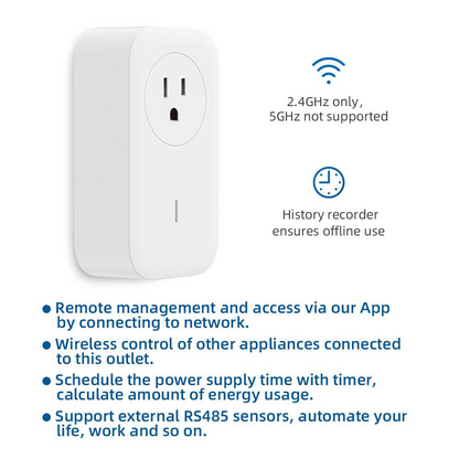 Ubibot Smart Plug - SP1 WiFi 2.4GHz only Version