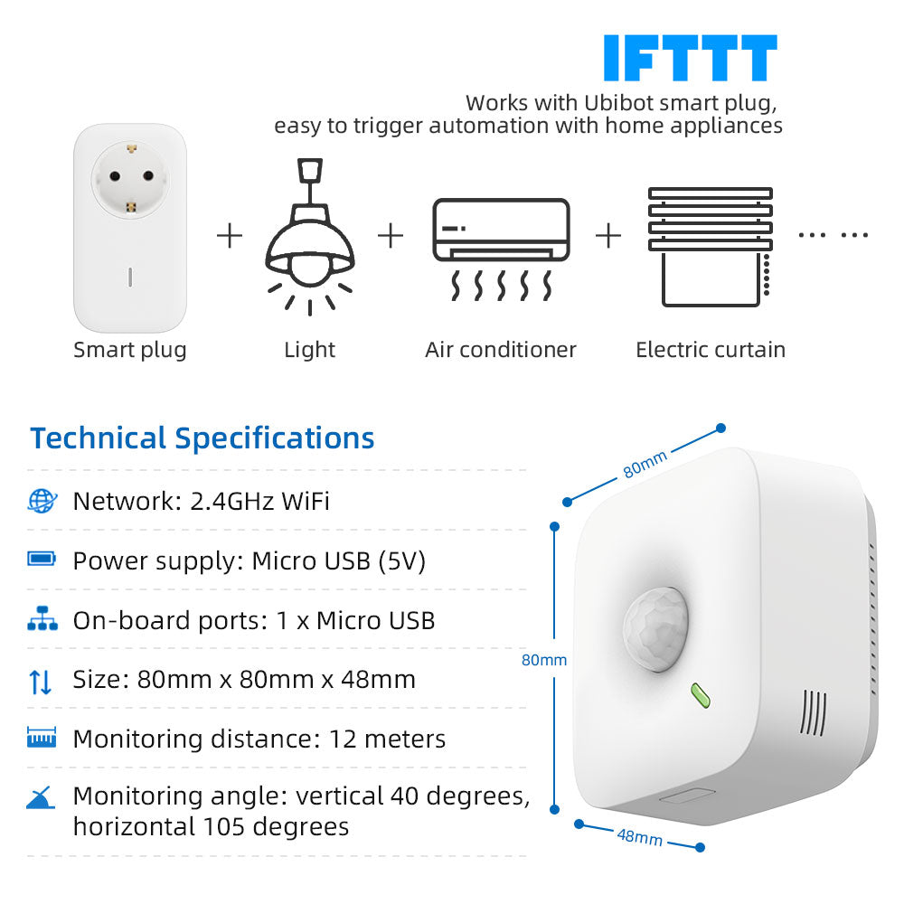 UbiBot Motion Sensor MS1